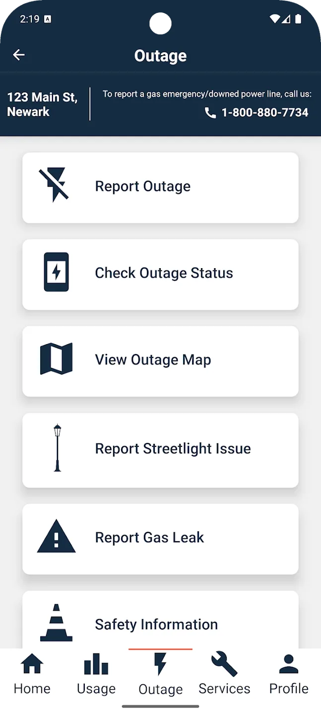 PSEG app outage